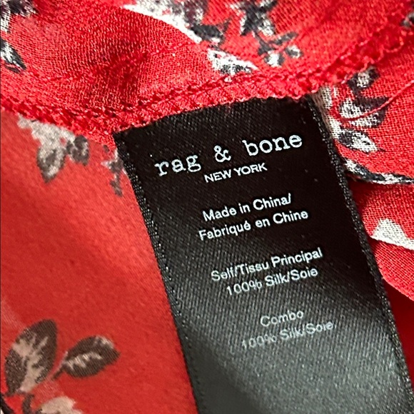 EUC Rag & Bone 100% Silk Top(size medium) - Picture 9 of 9